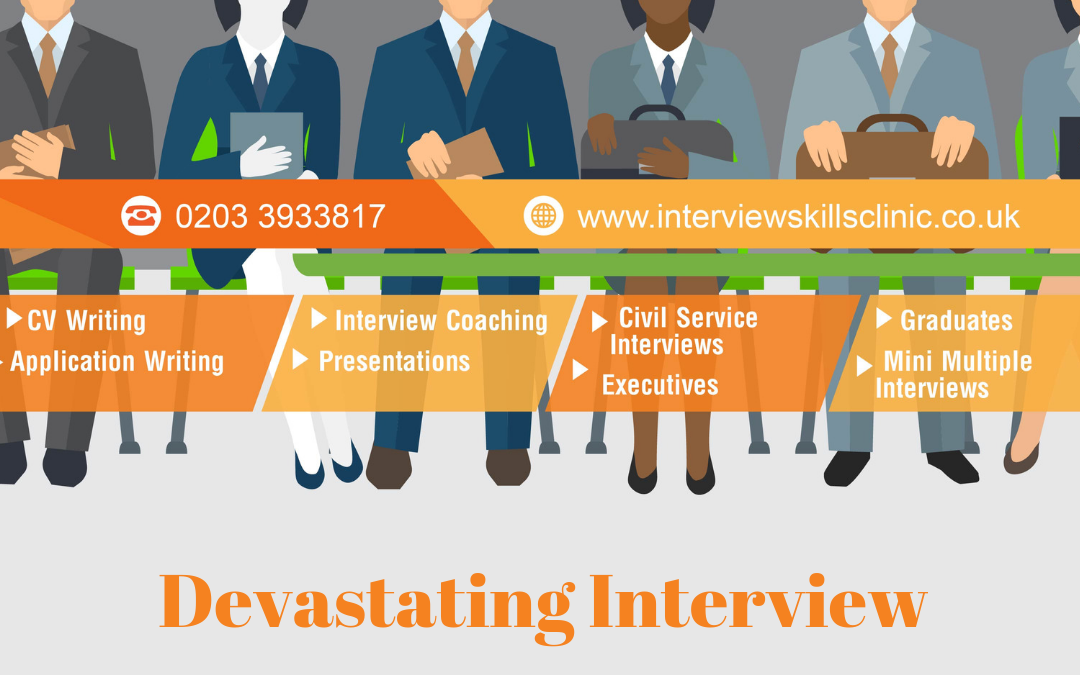 How to recover from a devastating interview