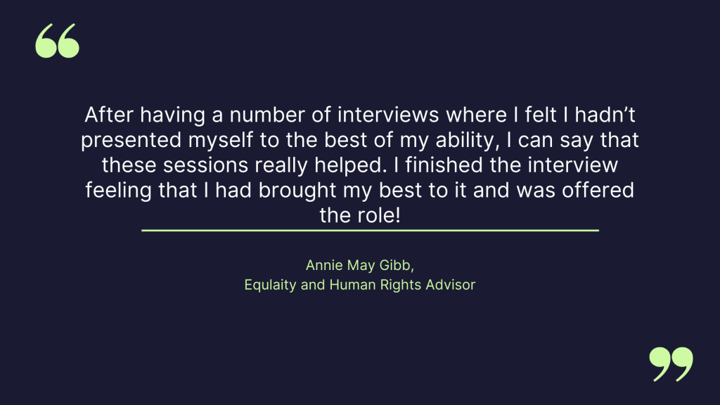 Equity and Human Rights Advisor Testimonial