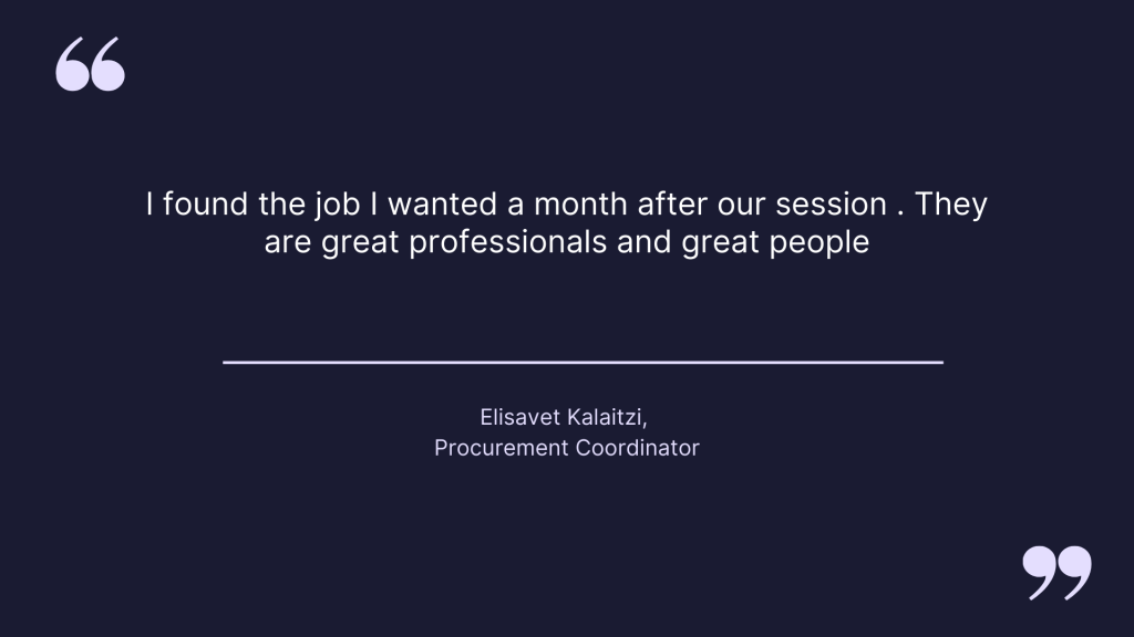 Procurement Coordinator Testimonial