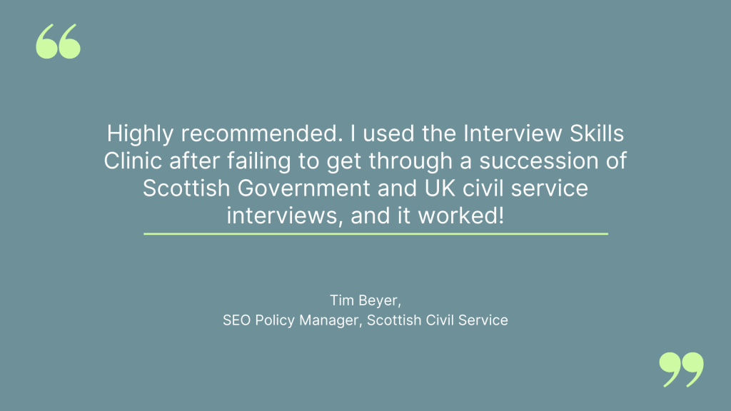 Civil Service Candidate Testimonial